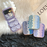 Estuche portátil para lentes de contacto de colores "Magnífico océano"